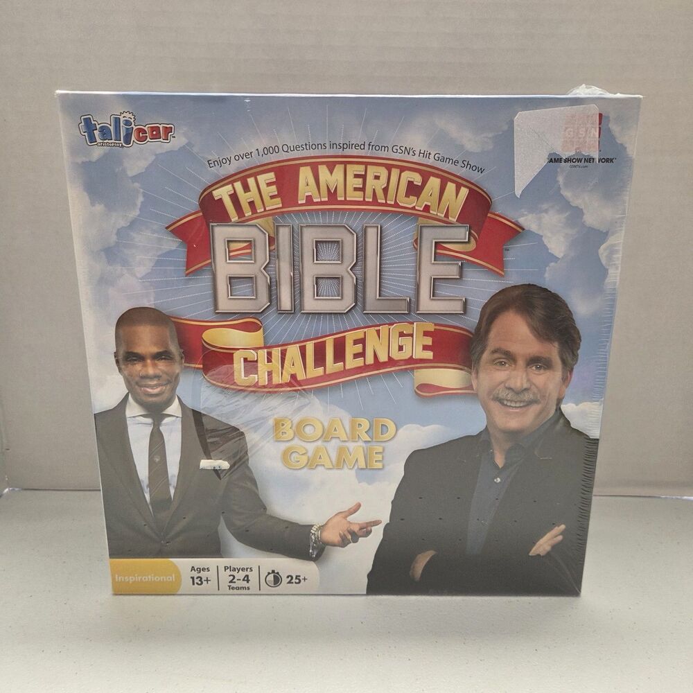The American BIBLE Challenge Board Game Inspirational Religion Fun New Foxworthy